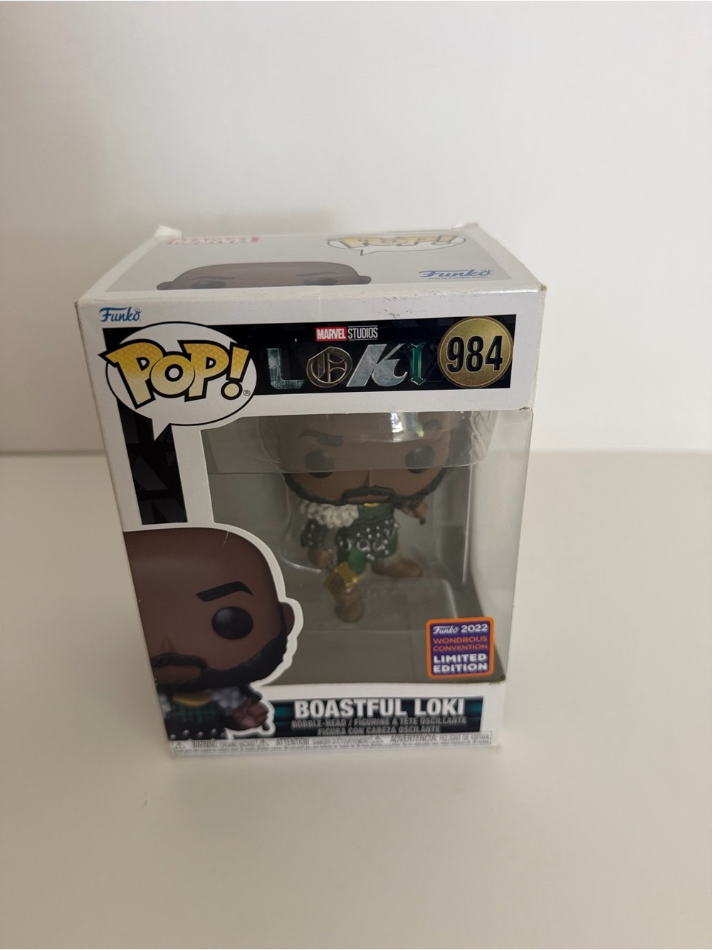 Funko Pop! Boastful Loki Figure - Green, Gold, Brown